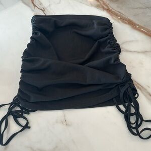 Black tie sides skirt from SHEIN